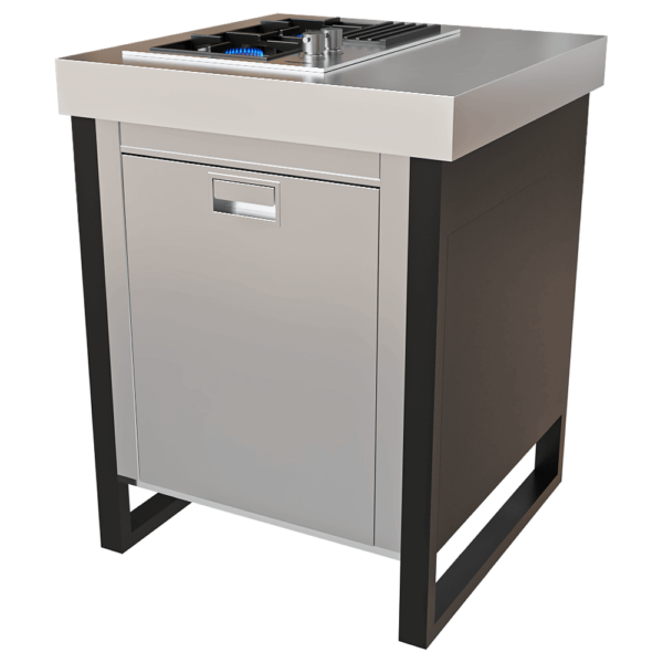 Fogher带燃气灶的户外冰箱3D模型（OBJ,FBX,MAX）