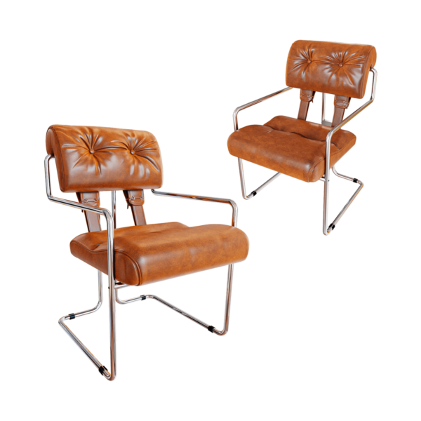 i 4 Mariani TUCROMA系列皮革扶手椅3D模型（OBJ,FBX,MAX）