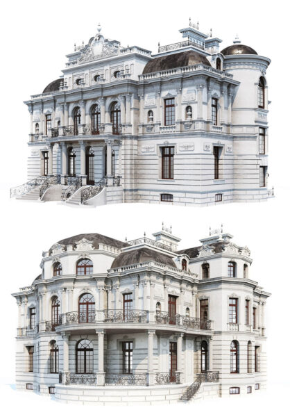 经典房屋建筑3D模型（OBJ,MAX）