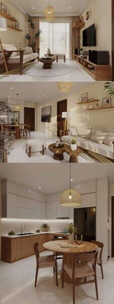 紧凑型客厅设计 客厅场景3D模型（MAX）