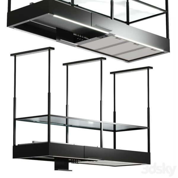 Falmec Spazio抽油烟机3D模型（OBJ,FBX,MAX）