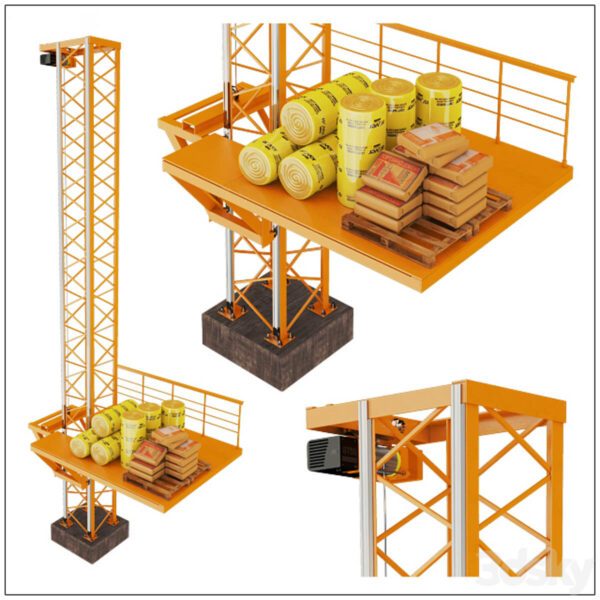 升降机3D模型（OBJ,FBX,MAX）