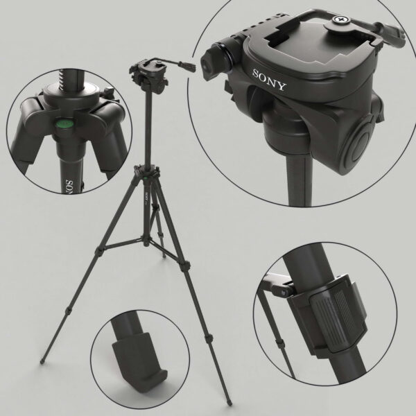 索尼SONY VCT-R640三脚架3D模型（OBJ,FBX,MAX）