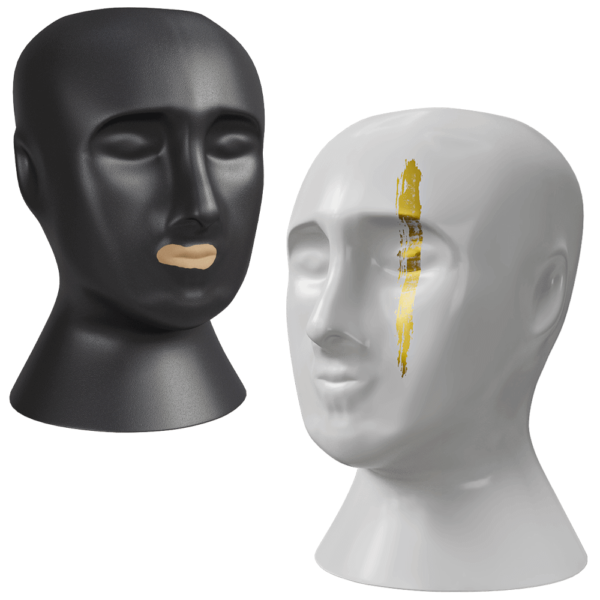 Ceramum Head人头造型陶瓷花瓶3D模型（OBJ,FBX,MAX）