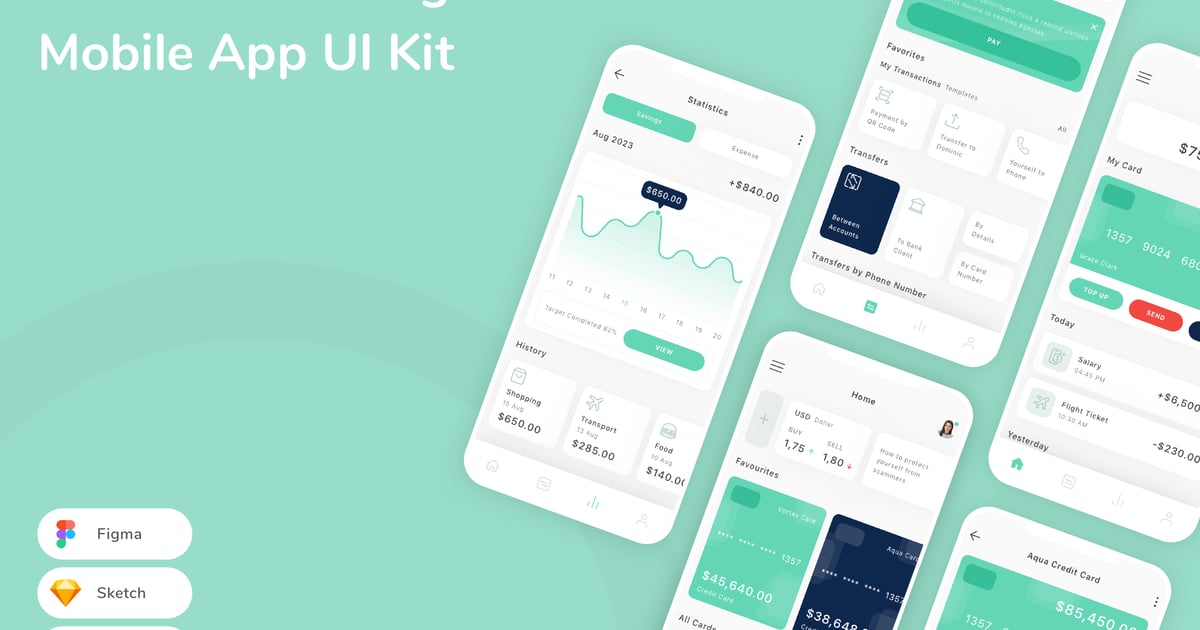个人银行移动应用 UI 套件