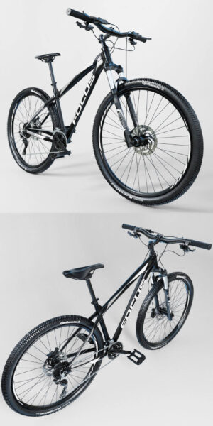 2018 Focus Whistler Lite 29山地自行车3D模型（FBX,MAX）