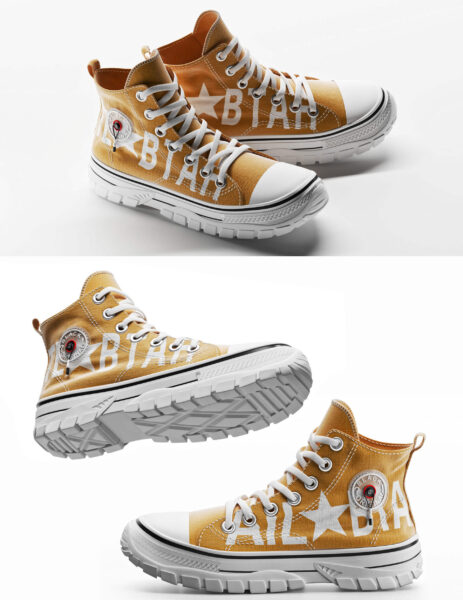 男士高帮帆布鞋3D模型（FBX,MAX）