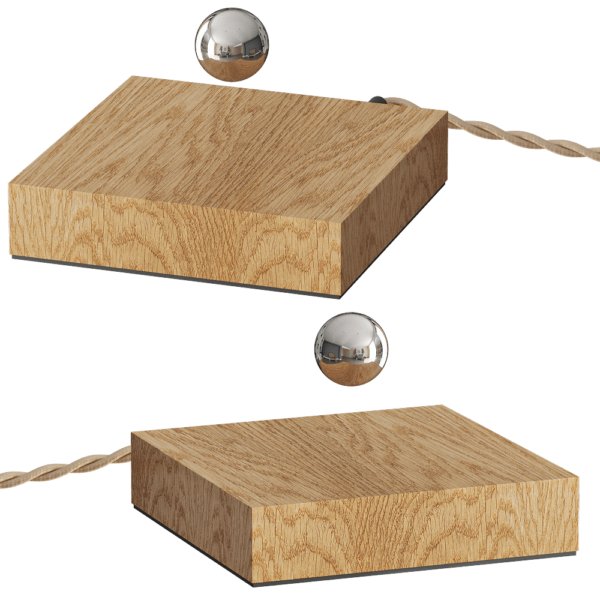 Flyte Buda飘浮球和木质底座 装饰品3D模型（OBJ,FBX,MAX）