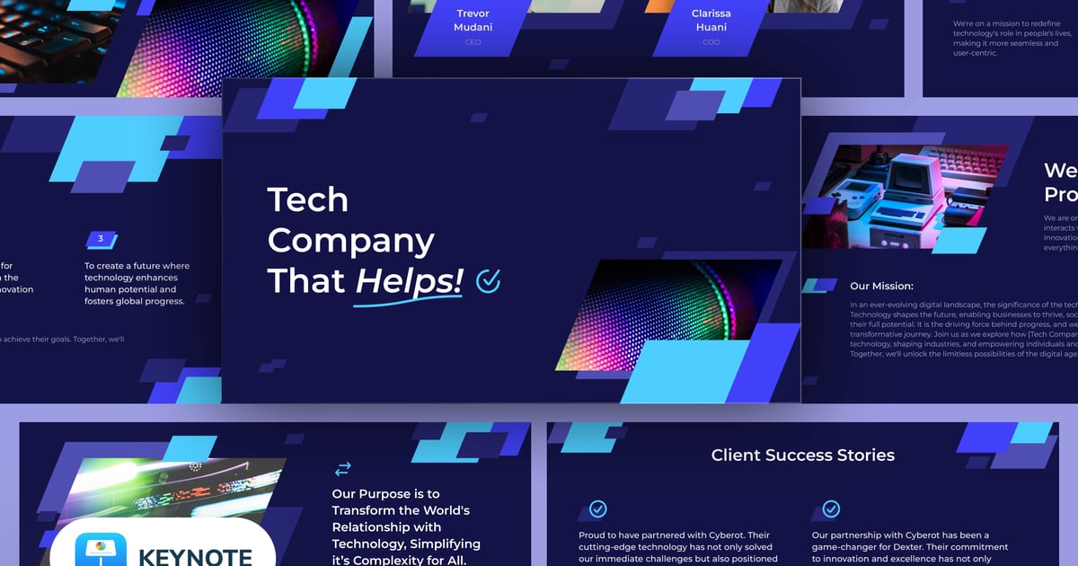 Cyber​​ot – 技术主题演讲模板