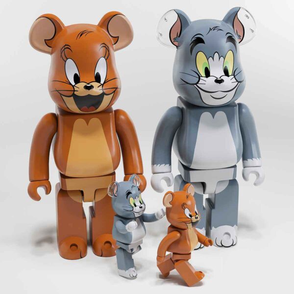 Tom和Jerry Bearbrick公仔 潮玩3D模型（OBJ,FBX,MAX）
