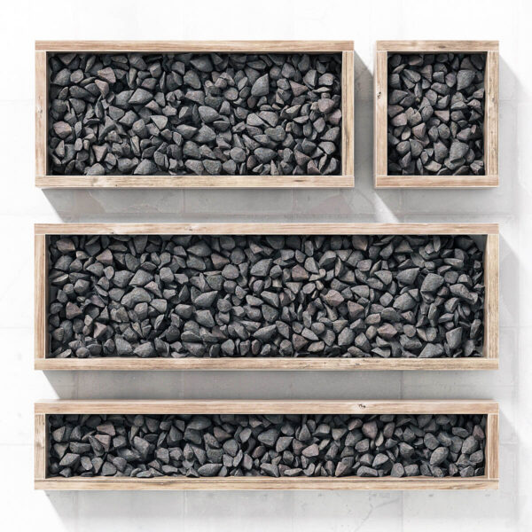 木框中的石块 石头3D模型（OBJ,FBX,MAX）