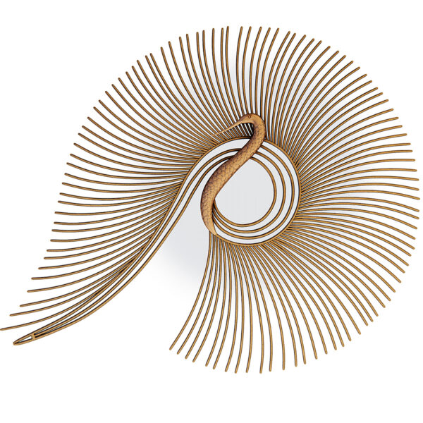 Romatti Nive孔雀造型墙面装饰3D模型（OBJ,FBX,MAX）