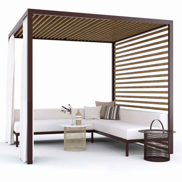 带沙发的Kettal Pavilion凉亭 花园凉亭3D模型（FBX,MAX）