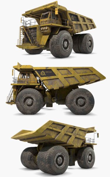 Generic通用自卸卡车low poly 3D模型（OBJ,FBX,MAX）