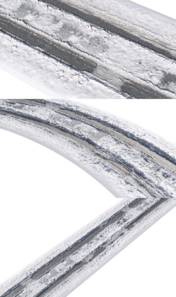 冬天积雪的柏油马路3D模型（OBJ,FBX,MAX）