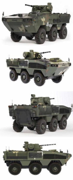 BTR Otaman-3坦克3D模型（OBJ,FBX,MAX）