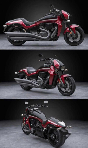 2019铃木Suzuki Boulevard M109R BOSS摩托车3D模型（OBJ,FBX,MAX）