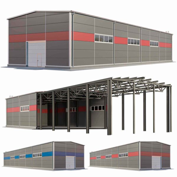 仓库3D模型（OBJ,MAX）