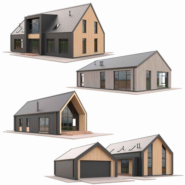 房屋住宅建筑low poly 3D模型（FBX,MAX）