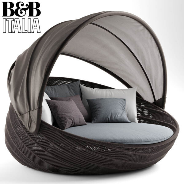 B&B Italia Bebitalia Canasta 13圆形沙发3D模型（MAX）