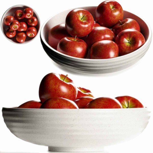 Holden斑点碗中的苹果3D模型（FBX,MAX）