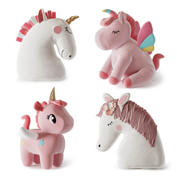 马和独角兽儿童毛绒玩具3D模型（MAX）