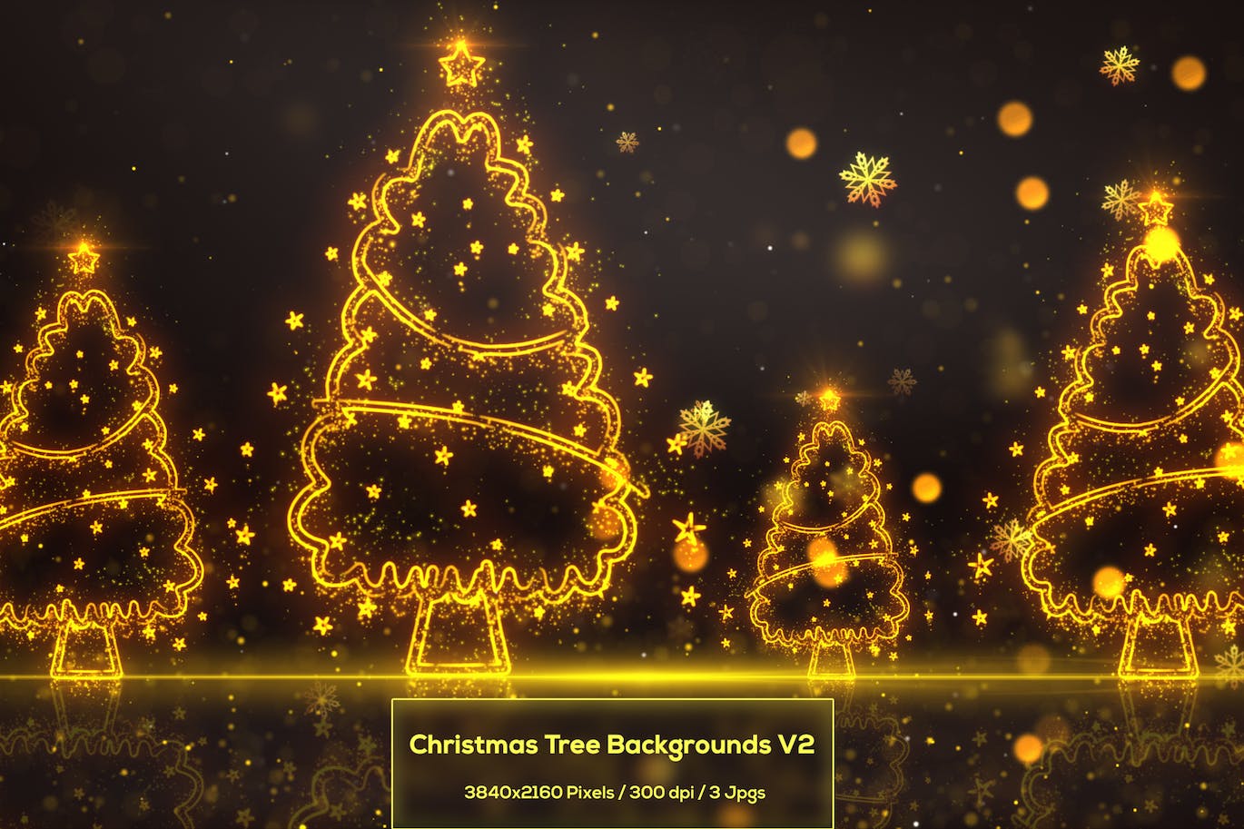 圣诞树背景 V2 (JPG)