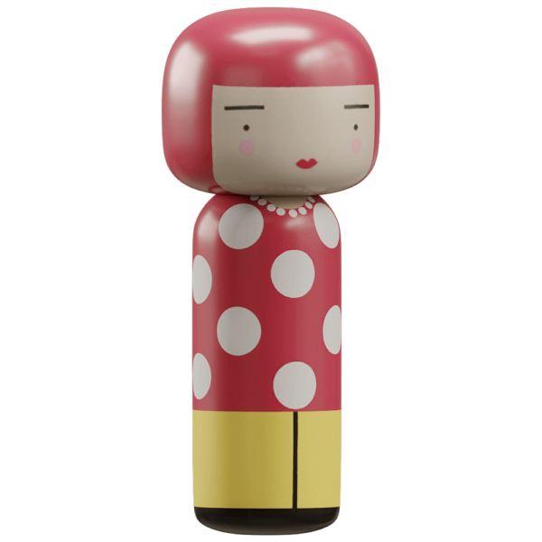 Lucie Kaas Kokeshi木制娃娃 摆件 装饰品3D模型（OBJ,FBX,MAX）