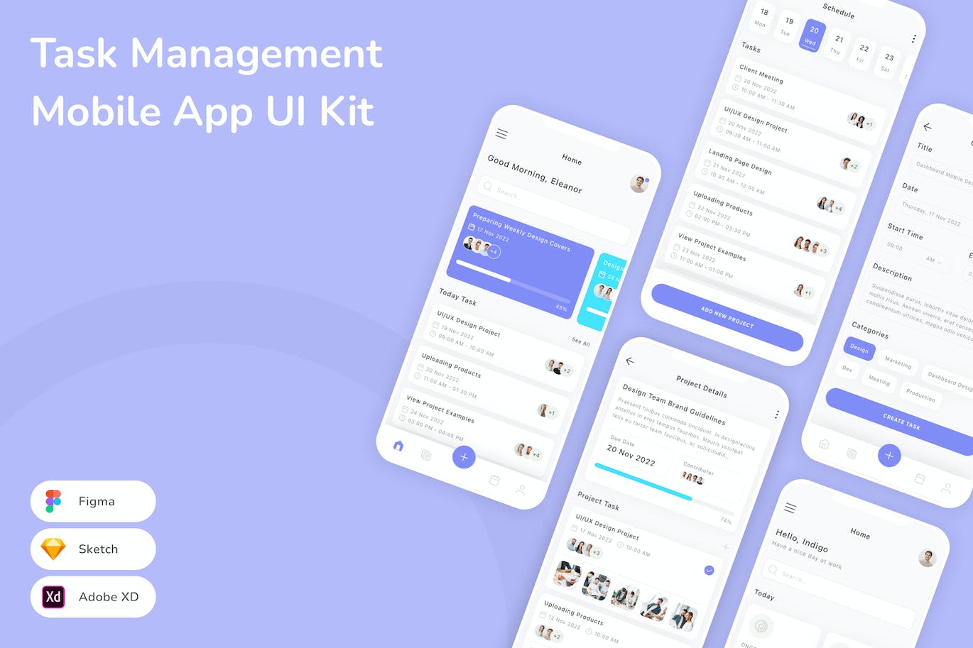 任务管理 App UI Kit