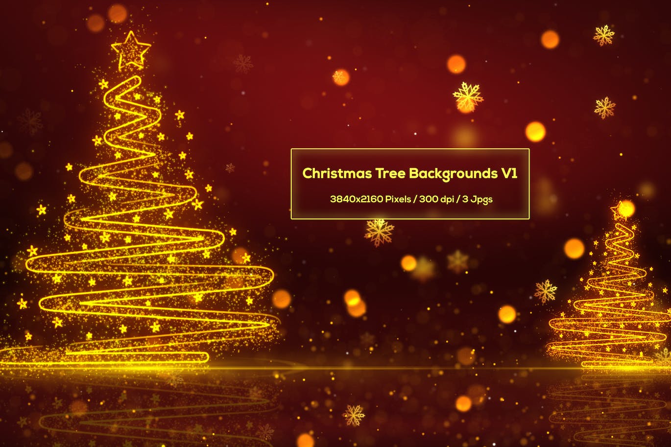 圣诞树背景 V1 (JPG)