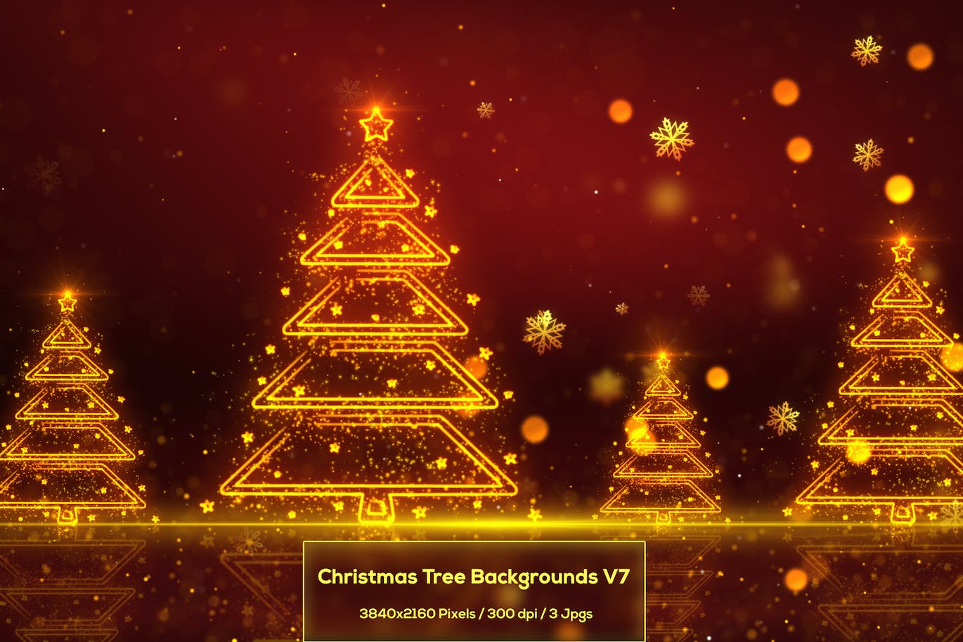 圣诞树背景 V7 (JPG)