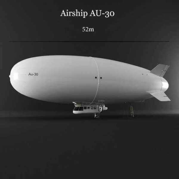 Zeppelin 52m au-30飞艇3D模型（OBJ,MAX）