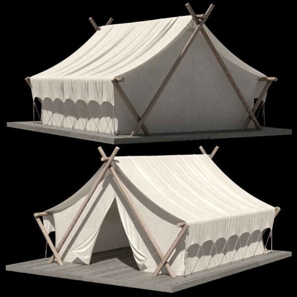 豪华露营帐篷 遮阳篷3D模型（OBJ,MAX）