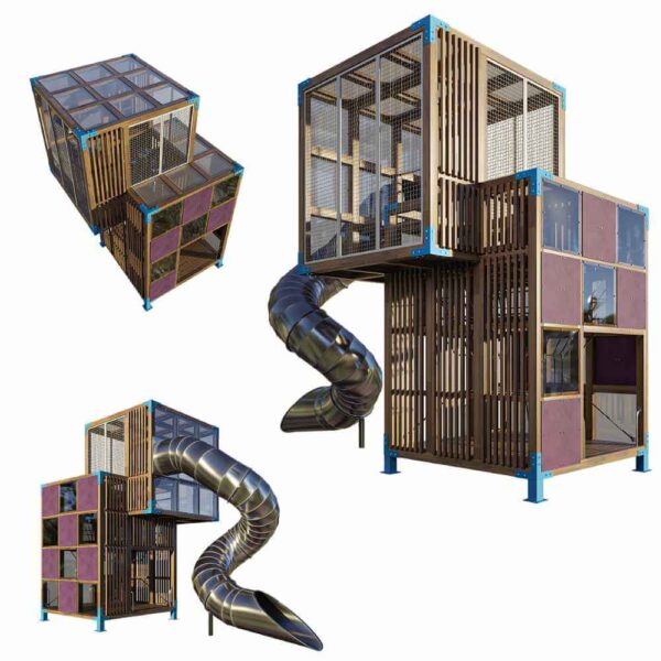 lappset Halo cubic02儿童游乐场3D模型（FBX,MAX）