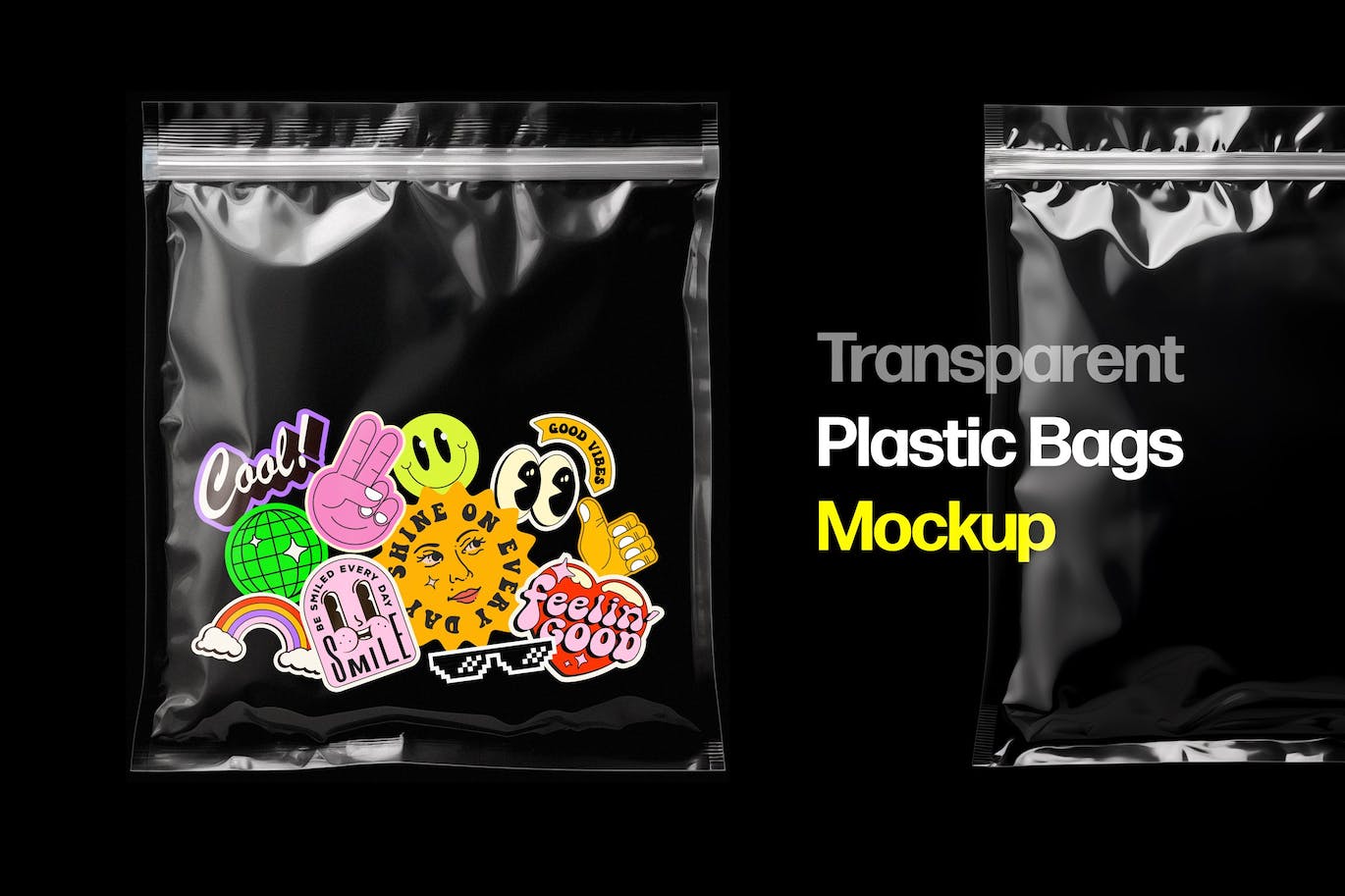 透明塑料袋样机 (PSD)