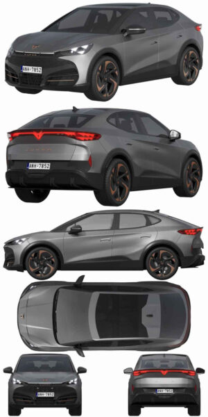 Cupra Tavascan汽车3D模型（OBJ）
