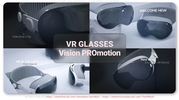 VR眼镜视觉视频动画 (AEP)