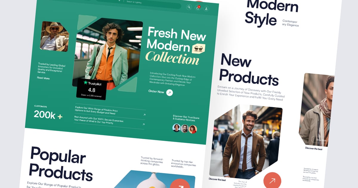 Shopify落地页概念