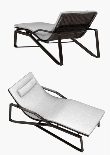 Holly hunt moray躺椅3D模型（OBJ,MAX）