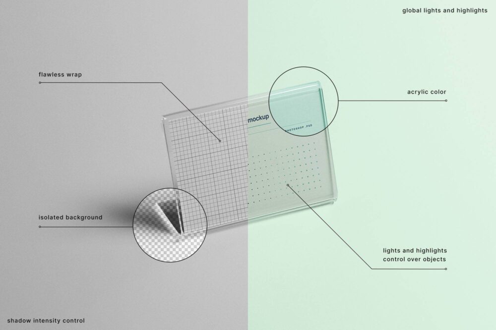 Acrylic-Tent-Card-Holder-Mockup-Features