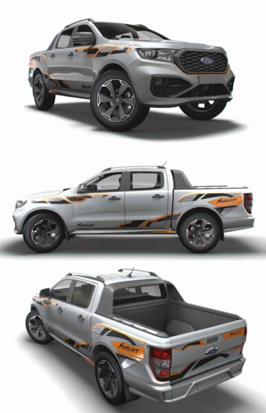 2022款福特Ford Ranger MS RT Double Cab皮卡车 汽车3D模型（OBJ,FBX,MAX,LWO,C4D）