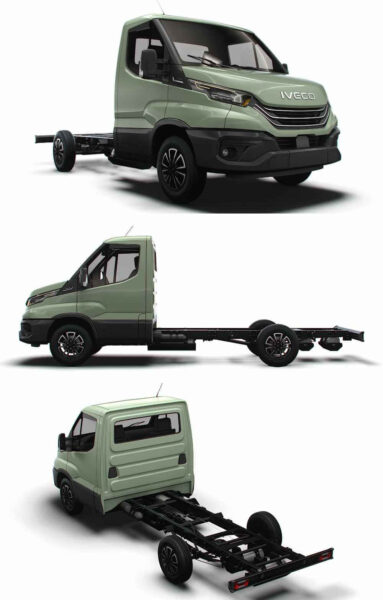 2024 Iveco Daily Single Cab L2卡车3D模型（OBJ,FBX,MAX,LWO,C4D）
