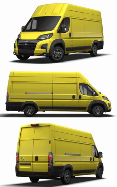 2024 Opel Movano L4H3货车 面包车 汽车3D模型（OBJ,FBX,MAX）