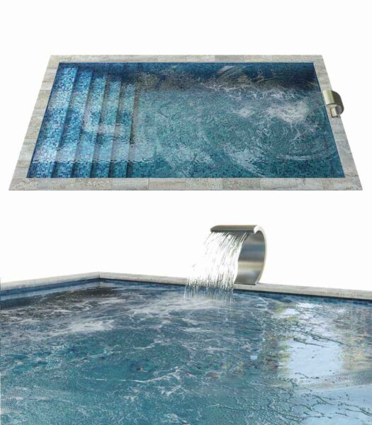 室外游泳池3D模型（OBJ,MAX）