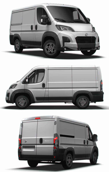 2024款丰田Toyota ProAce Max Van L1H1货车 面包车 汽车3D模型（OBJ,FBX,MAX）