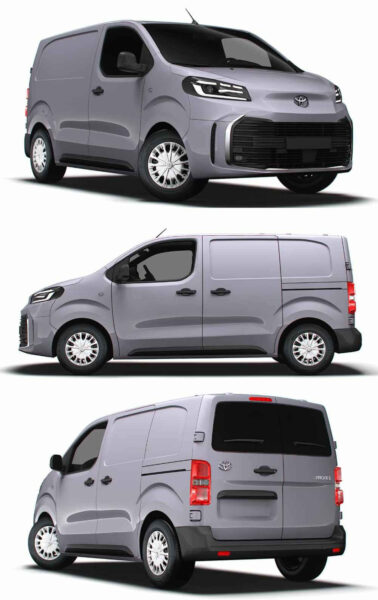 2024款丰田Toyota ProACE L1厢式货车 汽车3D模型（OBJ,FBX,MAX,LWO,C4D）