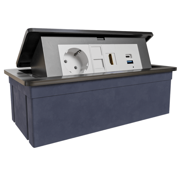 Donel DDSB6RB桌面嵌入式伸缩插座3D模型（OBJ,FBX,MAX）