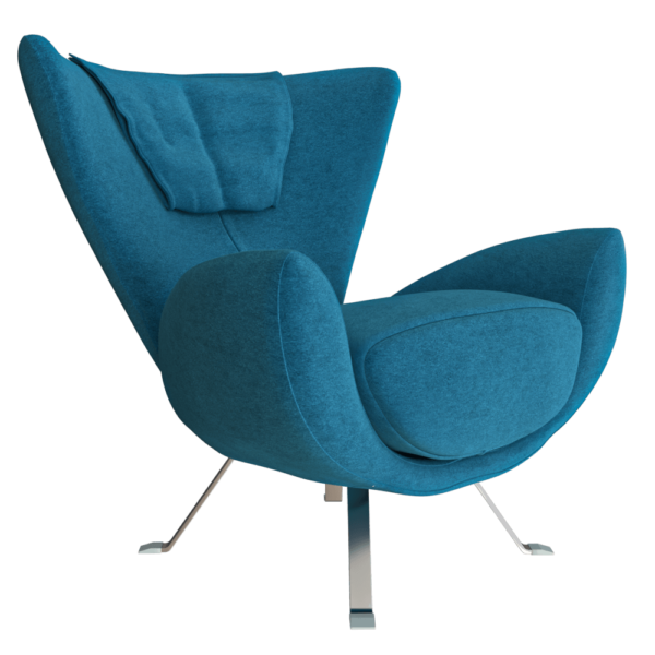 IL Loft Ambra单人布艺扶手沙发3D模型（OBJ,FBX,MAX）