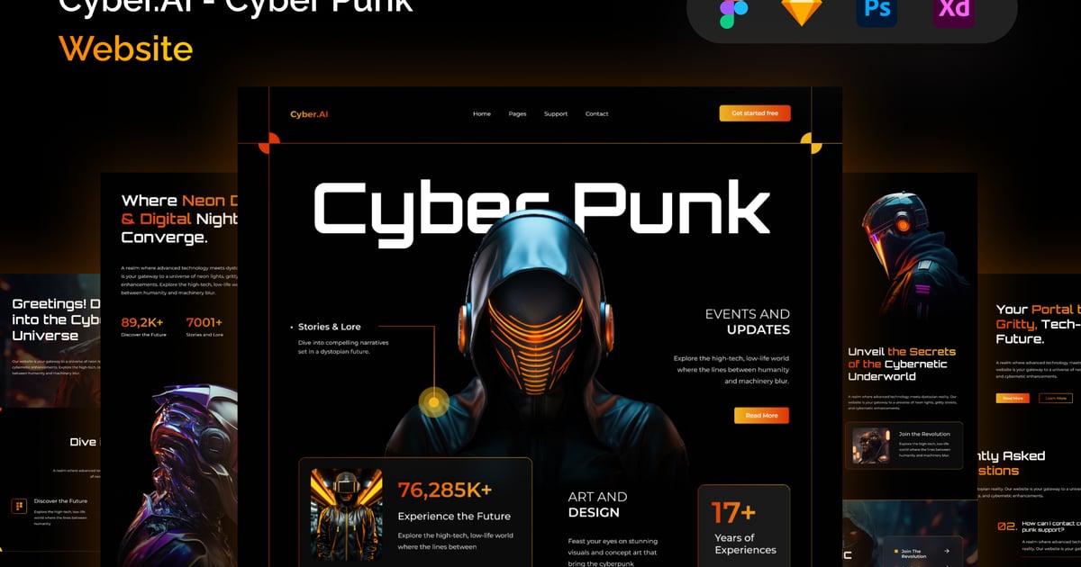 Cyber​​.AI – 赛博朋克网站