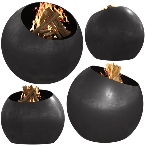 户外球形燃木烧烤炉 壁炉3D模型（OBJ,FBX,MAX）